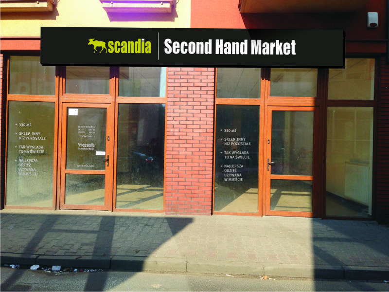 Kaseton świecący napinany wykonany na naszym profilu L5